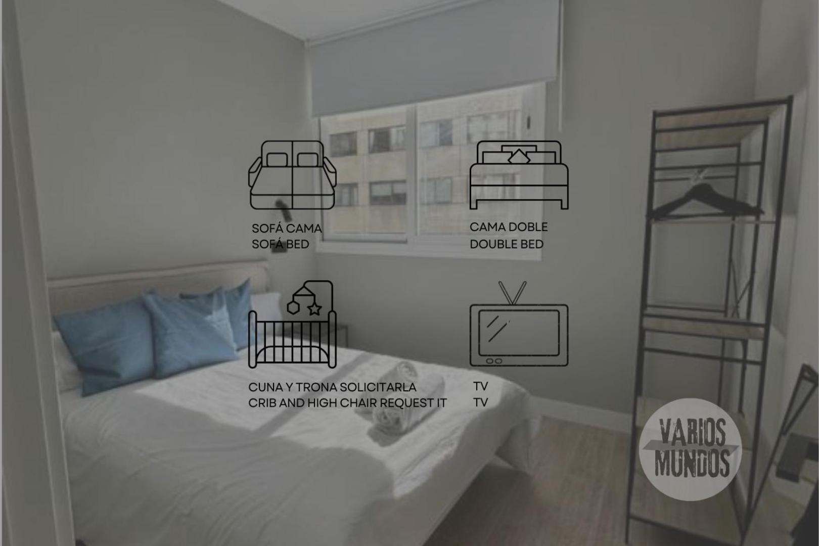 Central Apt De 2Hab Para 5Pax En Calle Silva E2 Madrid Ngoại thất bức ảnh